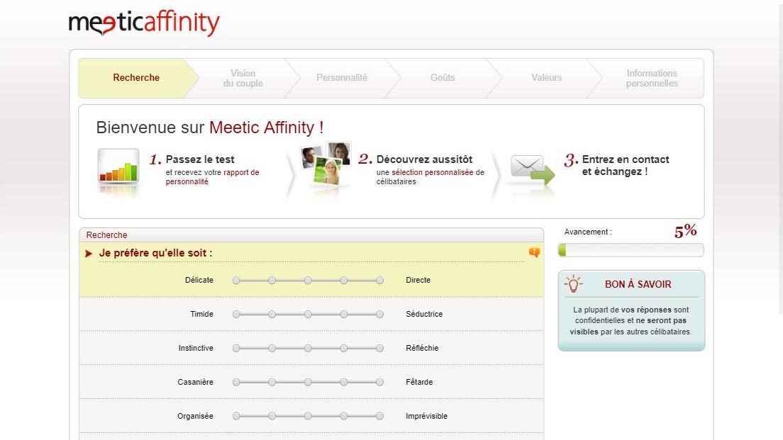 Meetic affinity inscription gratuite